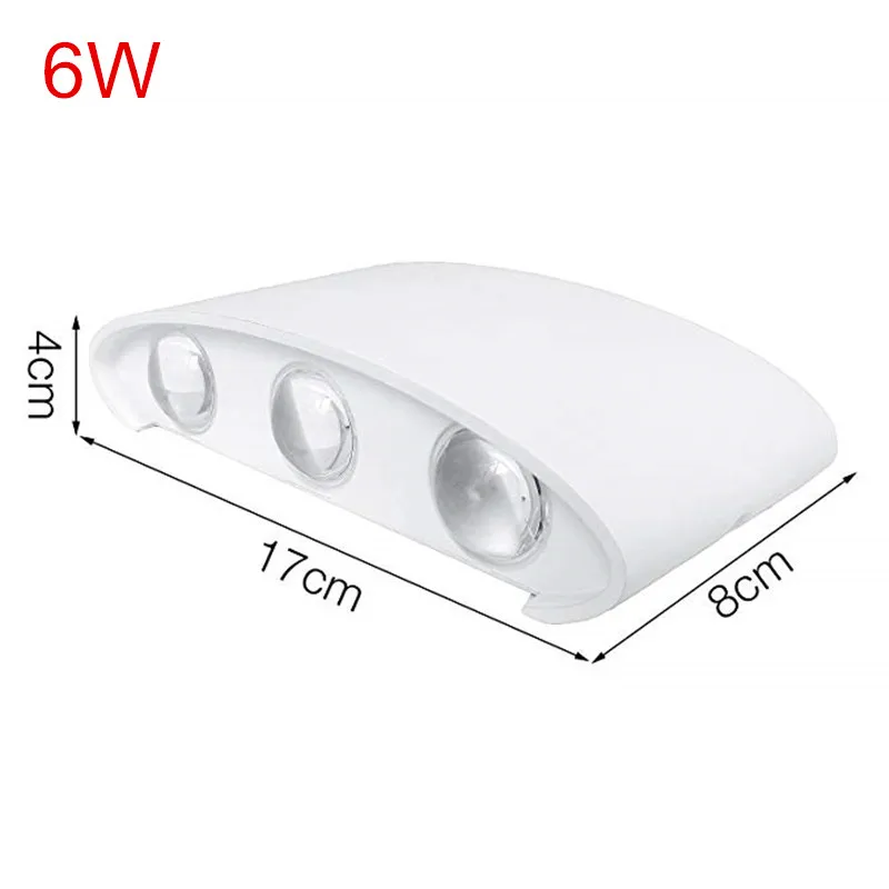 Nordic Wall Lamp Ip65 Led Aluminum Outdoor Up Down wall lights Modern For Home Stairs Bedroom Bedside Bathroom Lighting ZBW0010