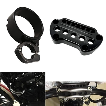 

Motorcycle Instrument Bracket Speedometer Relocation Cover for Sportster 883 2004-2018 Side Mount Relocation Cover