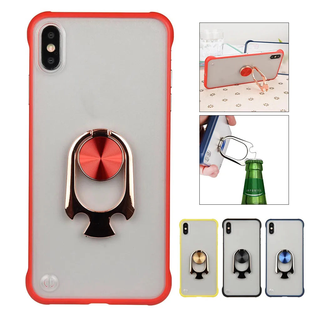 KISSCASE открывалка для бутылки с кольцом держатель телефона чехол iPhone XR X XS MAX