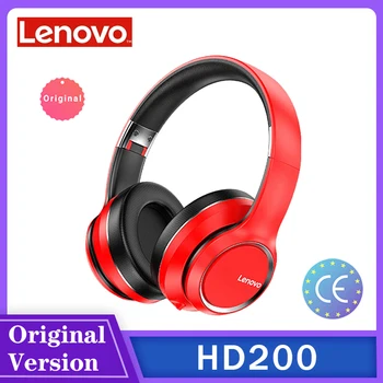 

Lenovo HD200 Bluetooth Earphones Over-ear Foldable Computer Wireless Headphones Noise Cancellation HIFI Stereo سماعة الألعاب