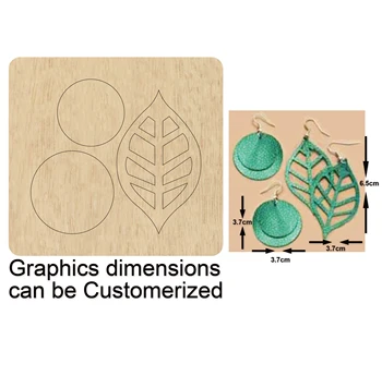 

leaves earrings Wooden Leather Cutting Dies Mold 2020 Dies Cutter Mould Diy Leather Blade Punching Handmade Tools