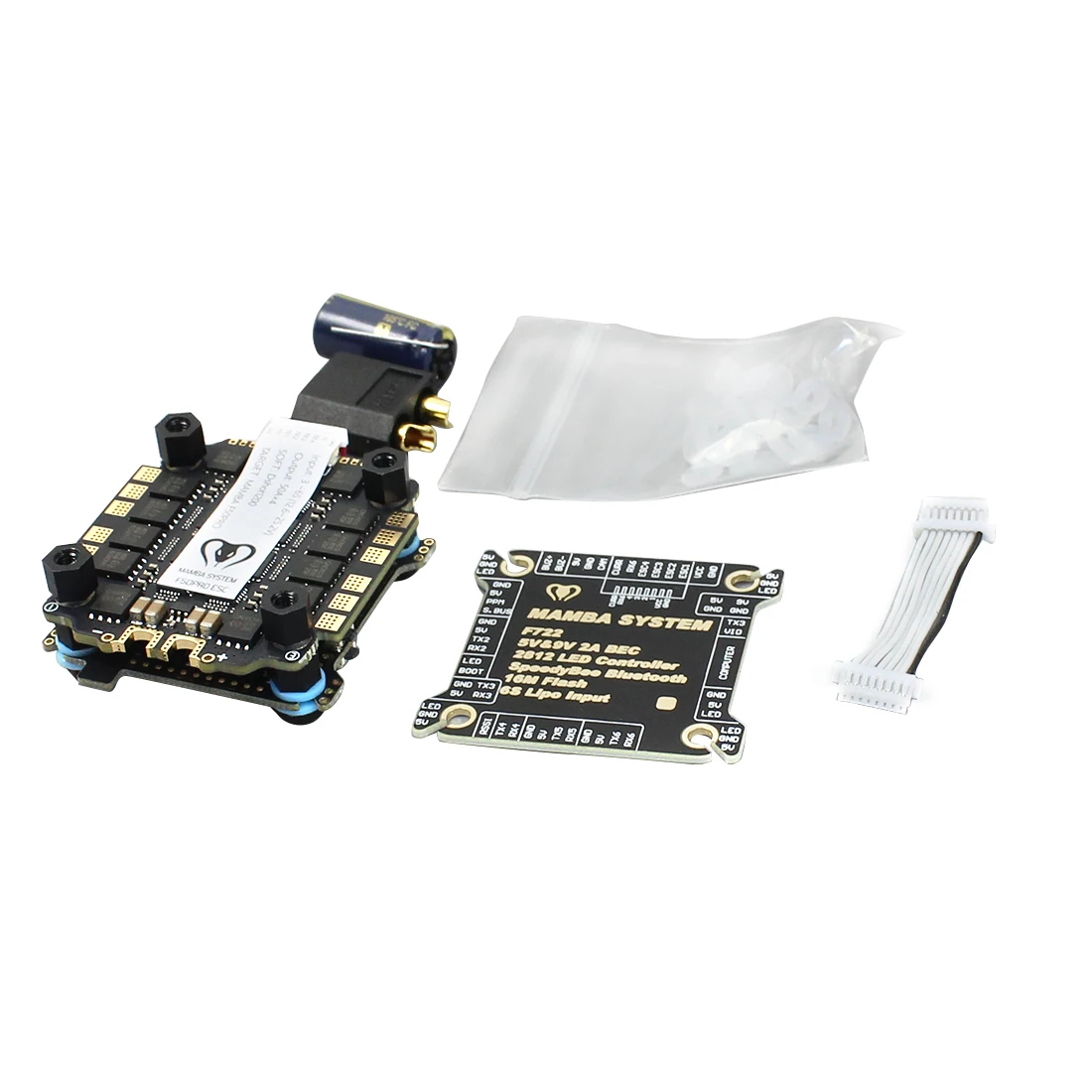 Контроллер полета Diatone MAMBA F405/F722S Betaflight и F40 40A/F25 DSHOT600 50A бесщеточный ESC для радиоуправляемой модели