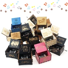 Новая деревянная ручка королева музыкальная шкатулка Игра престолов, ты мой солнце тема песня Музыкальная Коробка Рождественский подарок на день рождения