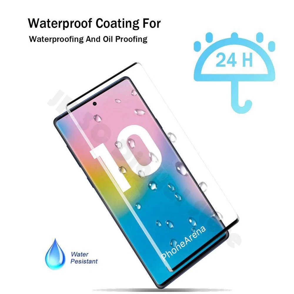 Tempered Glass For Samsung Galaxy note 10 Screen Protector Full Curved Edge Protective Glass For Samsung note 10 Plus+ Pro 5G