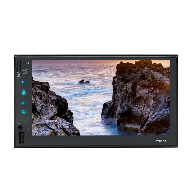 Flash Deal Fy6511 Android 7 Inch Car Gps Navigation Mp5 Player Double Spindle Multifunction Mp5 Player Radio 2Din Vehicle Mp3 Player 3