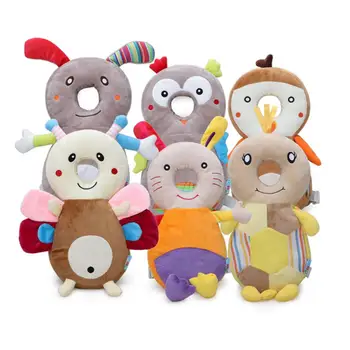 

Kuulee Cute Cartoon Baby Head Protection Pad Toddler Headrest Pillow Drop Resistance Cushion