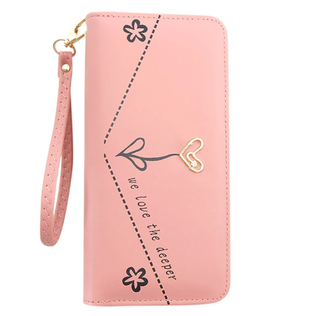 Женский клатч на молнии сумка Pochette женский кошелек карта Упаковка Porte Monnaie Femme большой модный кошелек Сумочка# C10