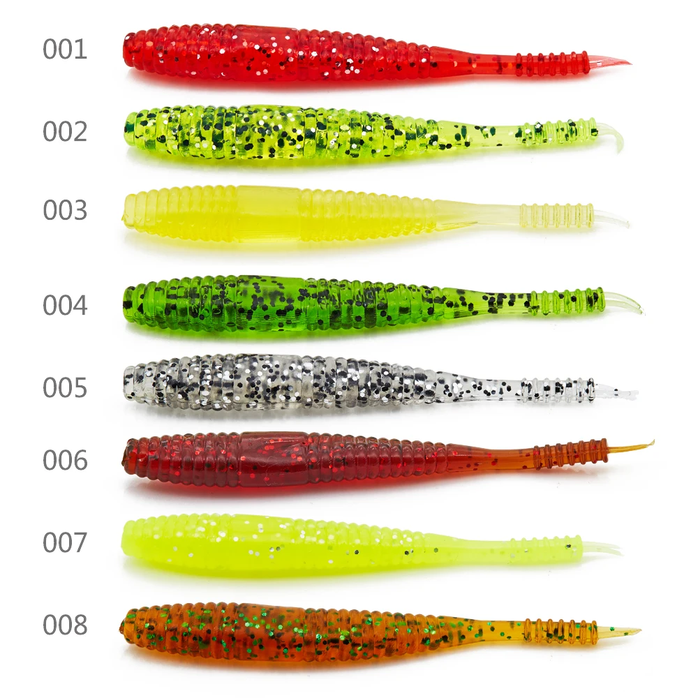 8 шт./лот Мягкая силиконовая приманка 3 7 г/9 см рыболовная Jerkbait Bass гольян плавающие