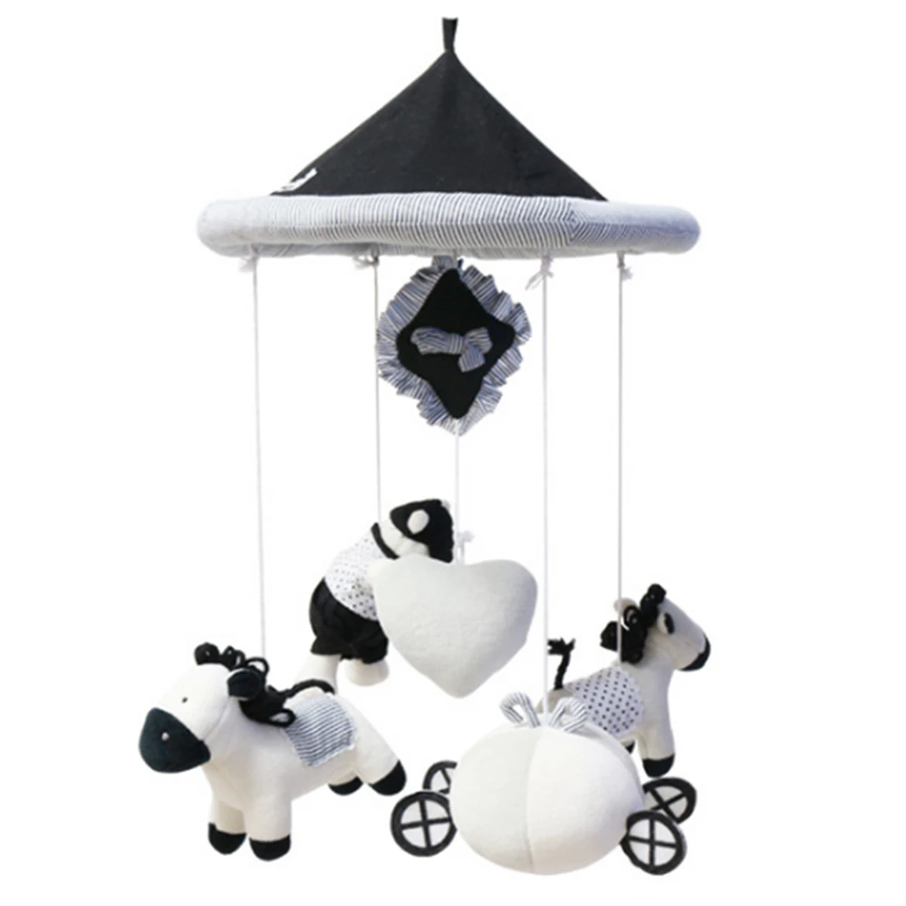 

Baby Bed Bell Intellectual Development Plush Toy Newborn Interesting Mobile Hanging Music Box 0-36 Months Crib Rotating Rattle