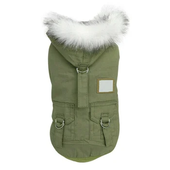 

Winter Dog Hoodie Sweatshirts with Pockets Cotton Warm Dog Clothes for Small Dogs Puppy Cat Custume FPing