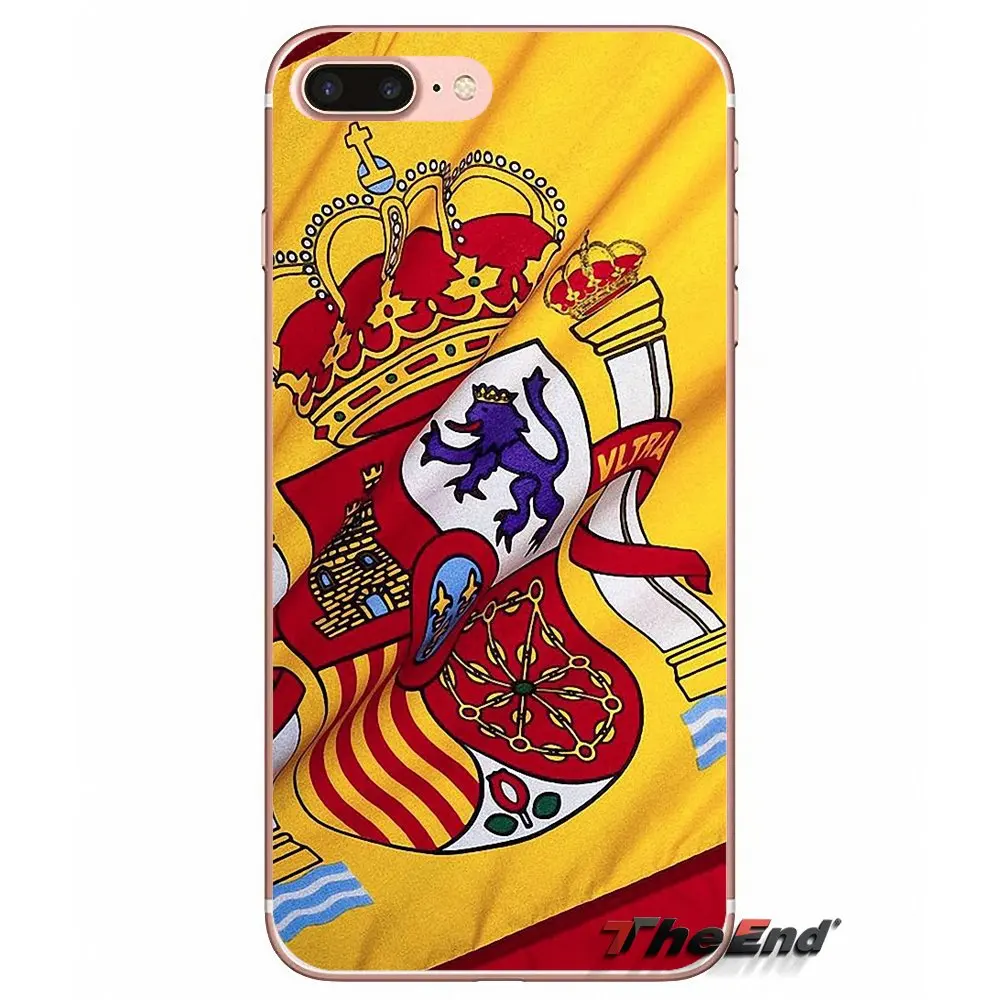 Для Xiao mi 6 A1 Max x 2 5X 6X Red Note 5 5A 4X 4A A4 4 Plus Pro Ретро винтажный Испанский флаг силиконовый
