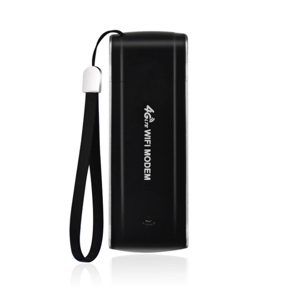 Открытый телефон 4G USB аксессуары сети мини универсальный модем для автомобиля компьютера 100 м Bps SMS отправка беспроводной маршрутизатор Wi-Fi обмен - Цвет: Черный