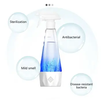 

300ml Hypochlorous Acid Water Making Machine Disinfection Generator Spray Bottle 875C