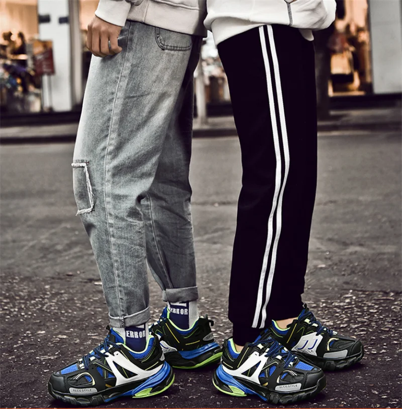 Buonoscarpe/модные мужские кроссовки; модные мужские кроссовки на толстой подошве; женская обувь на платформе; обувь для пары; chaussures femme Buty Damskie