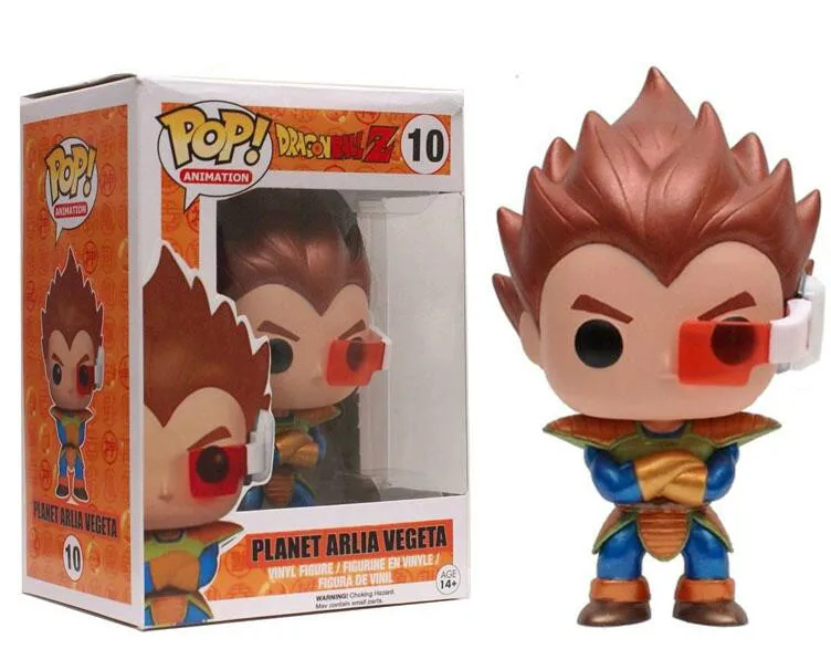 Funko Pop супер Dragon Ball-Z Вегета ГОКу действие персонажа Рождественский подарок Детская модель Кукла бог, супер сайян игрушка BEERUS