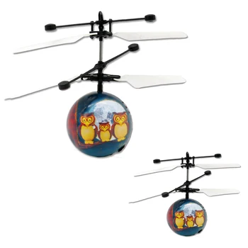 

Infrared Induction Drone Flying Flash LED Lighting Ball Helicopter Child Kid Toy Gesture-Sensing