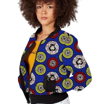 Fego African Baseball Jacket  Print Coat