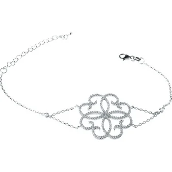 

Jay VI bracelet with cubic zirconia Silver