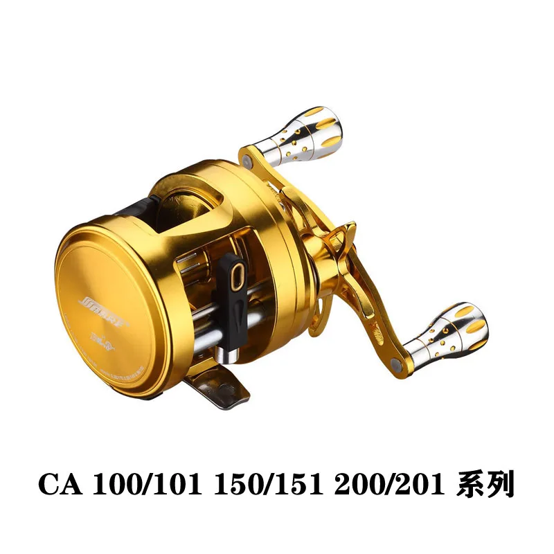

Bassland SABER CA Trolling Reel Metal Long Casting Reel MAGNETIC BRAKE SYSTEM Snakehesd Fishing Reel Anti-corrosion Sea Fishing