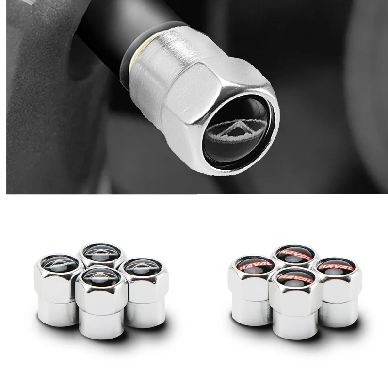 4 шт. Новые Металлические колпачки для клапанов колесных шин чехол стержня Hyundai
