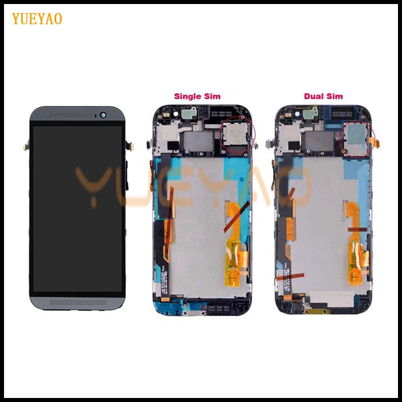 Оригинальный ЖК-дисплей M8 для HTC One 831C сенсорный экран дигитайзер Замена ЖК-экран |