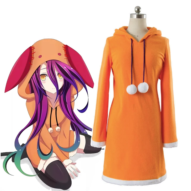 

Anime No Game No Life Cosplay Costumes Schwi Dola Cosplay Costume Hoodies Dresses Halloween Party Women Daily Clothing Cosplay