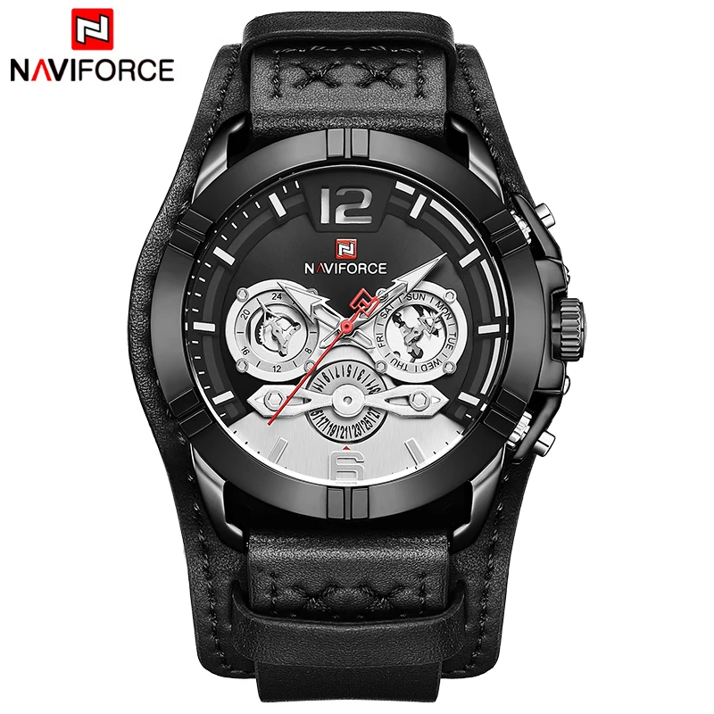 NAVIFORCE Men Watch Top Brand Luxury Fashion Military Quartz Mens Watches Waterproof Sports Male Wristwatch Relogio Masculino