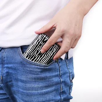 

Credit Business Card Case Wallet Casual Business Bank Card Case Holder Aluminum Wallet Card Protector Pouch
