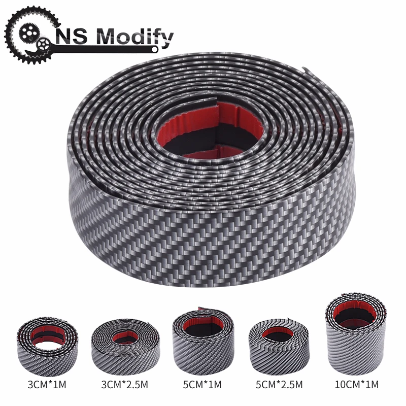 NS Modify Car Stickers 5D Carbon Fiber Rubber Styling Door Sill Protector Edge Guard For Toyota BMW Audi Mazda Ford Hyundai | Автомобили и