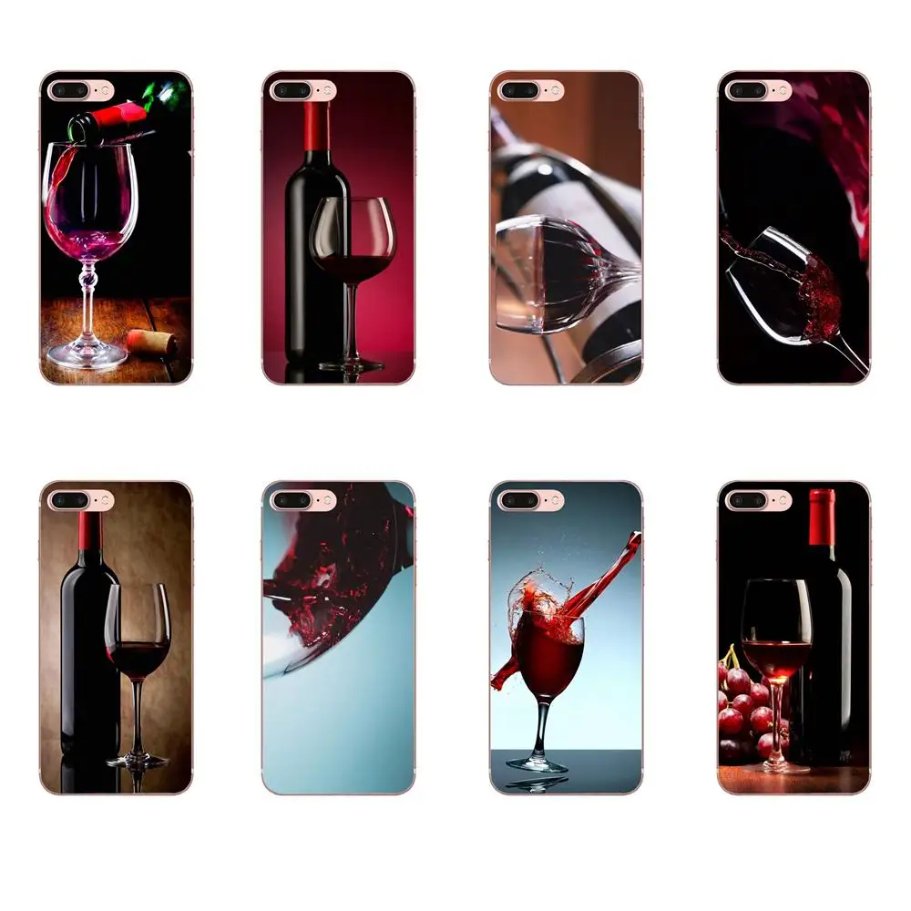 

Red Wine & Wine Glasses For Xiaomi Redmi Mi 4 7A 9T K20 CC9 CC9e Note 7 9 Y3 SE Pro Prime Go Play Soft Coque Case Capa