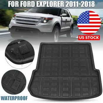 

Rear Trunk Cargo Boot Liner Tray for Ford Explorer 2011 2012-2018 Auto Accessories Floor Mat Rear Cargo Mat Floor Sheet Carpet