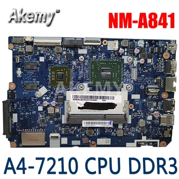 

CG521 NM-A841 motherboard For Lenovo 110-15ACL notebook motherboard FRU 5B20L46292 With CPU A4-7210 DDR3 100% tested working