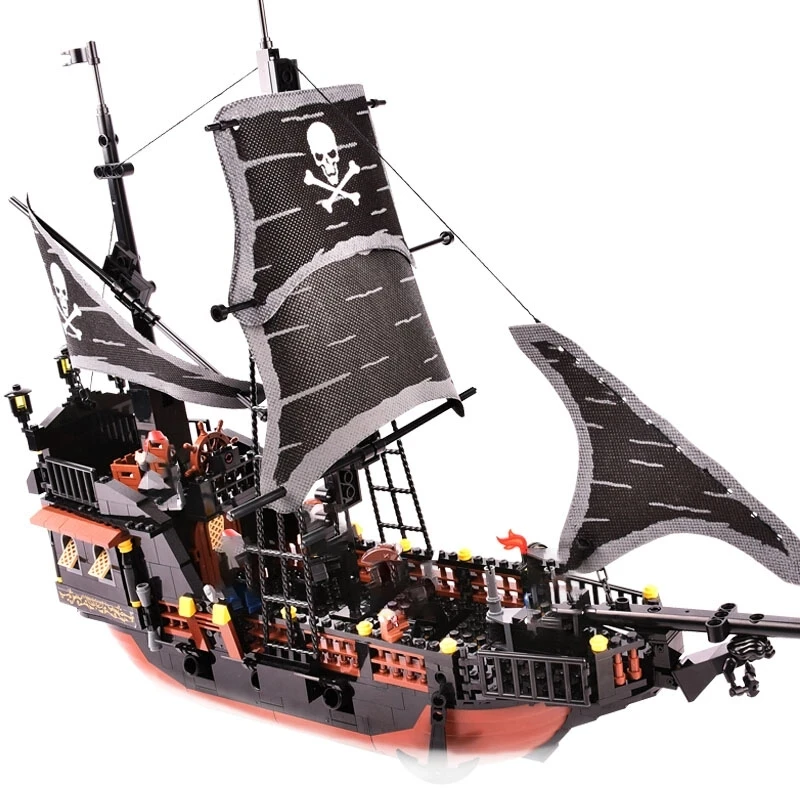 GUDI9115 Building Blocks Pirate Ship Black Pearl Montage Spielzeug OVP 652PCS 