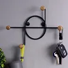 Strongwell European Key Holder Wall Hanger Wall Hook Key Hanger Minimalist Iron Coat Rack Multi-Functional Fitting Decoration 3