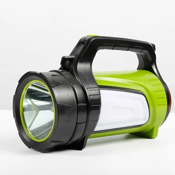 

High Power Glare Flashlight LED Spotlight Rechargeable Lamp Outdoor Camping Lantern Searchlights Portable Lighting #