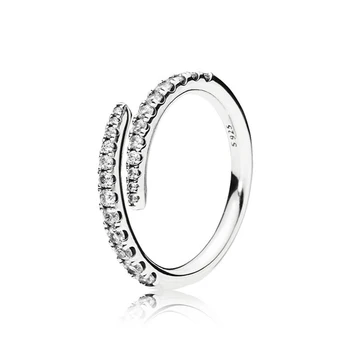

1:1 S925 Sterling Silver Shooting Star Ring Ladies' Fashion Luxury Jewelry