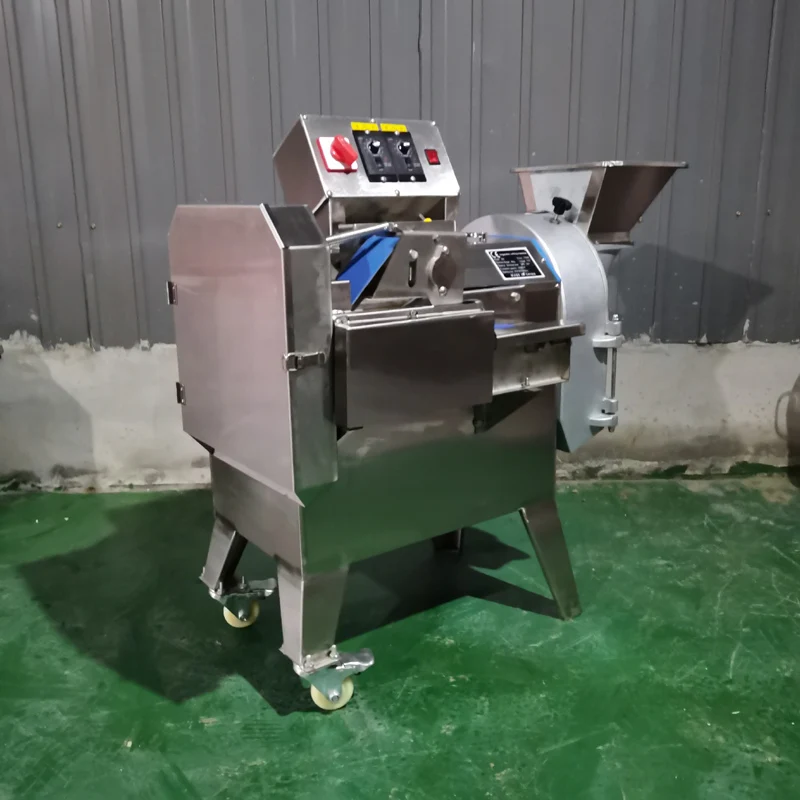 

Машина для резки овощей с двойной головкой, многофункциональная автоматическая машина для резки фруктов, овощей, картофеля, редиса