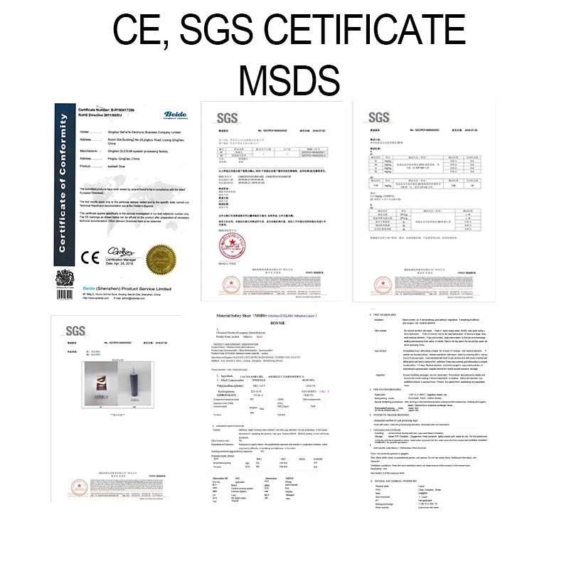 Glesum Gold Bottle Very Soft Flower Cap Eyelash Extension Make Up King Glue High Quality Adhesive 5