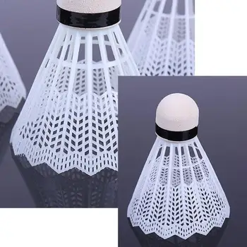 

12Pcs/set White nylon foam head plastic badminton Outdoor Badminton Durable Accessories Badminton Sports T2A1