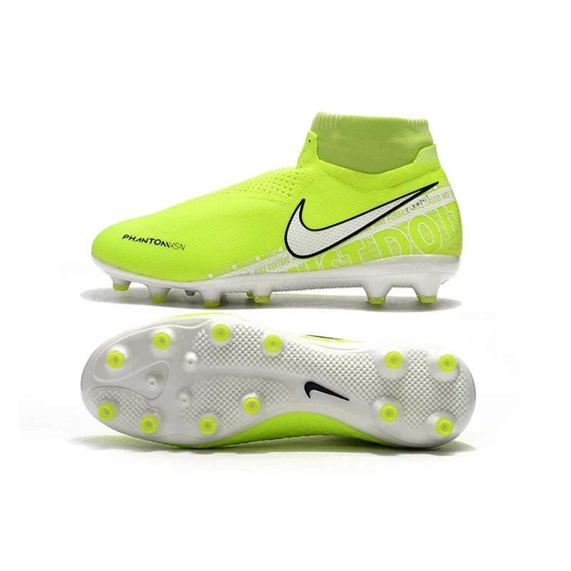 Футбольные Бутсы Nike Phantom VSN Shadow Elite DF AG 39-45, черные люкс белые бесшовные кроссовки, мужские футбольные бутсы Nike