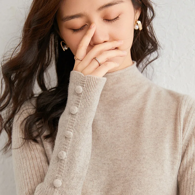 2020  Autumn  winter Women Turtleneck Warm