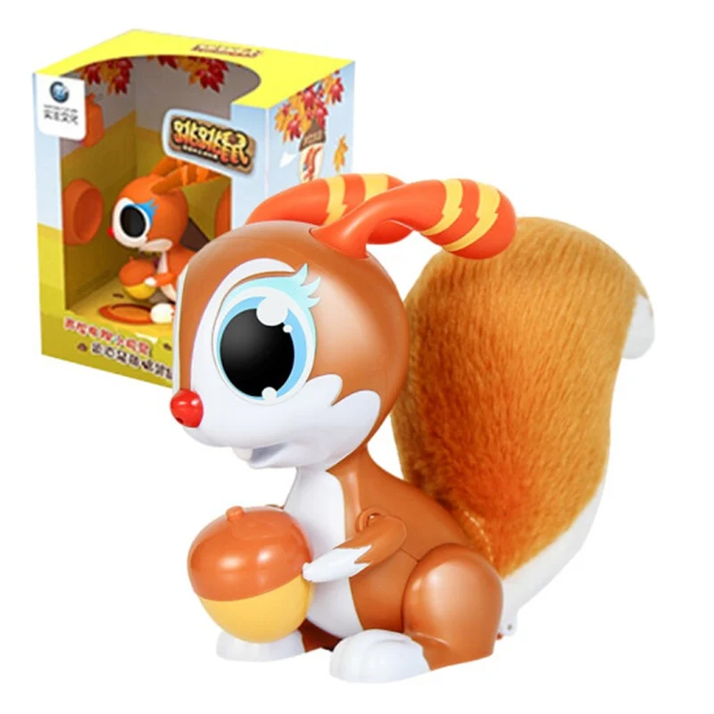 Прыгающая белка электронный питомец компаньон Детские интерактивные ...