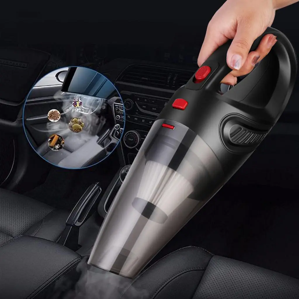 Handheld Vacuum Cleaner Cordless Rechargeable 5000pa Strong Suction Lightweight Wet/Dry Vacuum for Home Pet Hair Car Cleaning