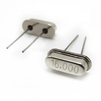 

100pcs/lot HC-49S 49S-16M 16.000 49S 16MHz Passive crystals crystal oscillator DIP-2 In Stock