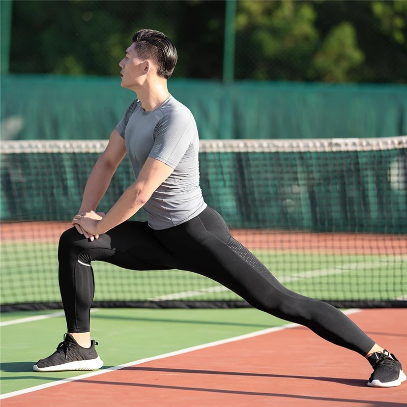 Мужские компрессионные штаны Zenph высокоэластичные спортивные быстросохнущие