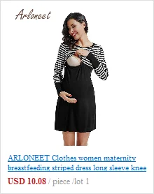 Одежда arloneet, женский свитер с капюшоном, топы для беременных, клетчатый свободный свитер для кормления, зимняя одежда с длинным рукавом для беременных