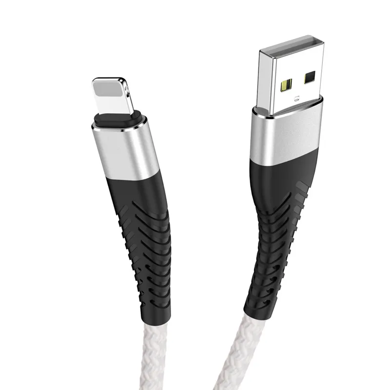USB зарядный кабель для iPhone Xs Max Xr X 8 7 6 6s Plus 5S se iPad Быстрая зарядка кабель для мобильного телефона для iPhone 11 проводов шнур 3 м 5 м - Цвет: Белый