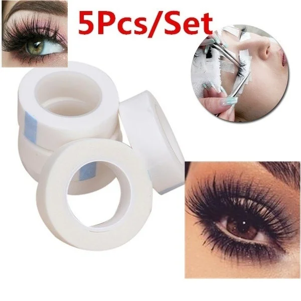 

5PC Eyelash Extension Lint For False Eyelash Patch Free Eye Pads Paper White Tape Under Eye Pads Make Up Tools