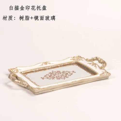 Gold Rectangle Flowe Белый торт подставки весь набор кекс пончики ДЕСЕРТ ДИСПЛЕЙ тарелки для выпечки магазин вечерние Посуда украшения торт тарелки - Цвет: Gold Rectangle Flowe