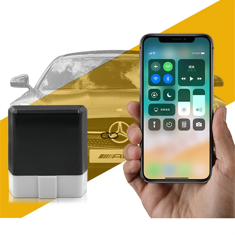 OBDII Автомобильный детектор неисправностей считыватель штрих кодов умный чип